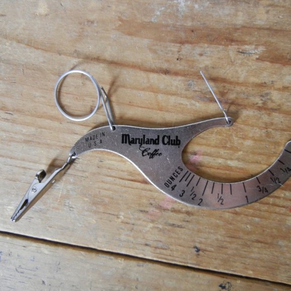 VTG 1981 Butter-Nut Coffee Maryland Club Vintage Hand Held Postage Scale - Picture 3 of 14